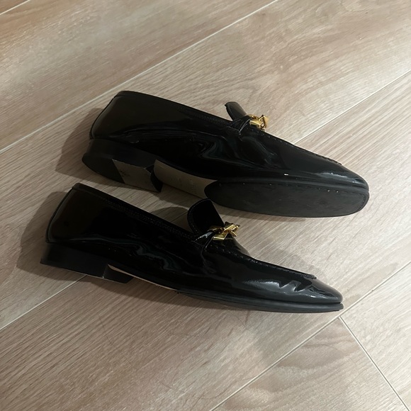Jimmy Choo Black Patent Tilda Loafers - Picture 2 of 5